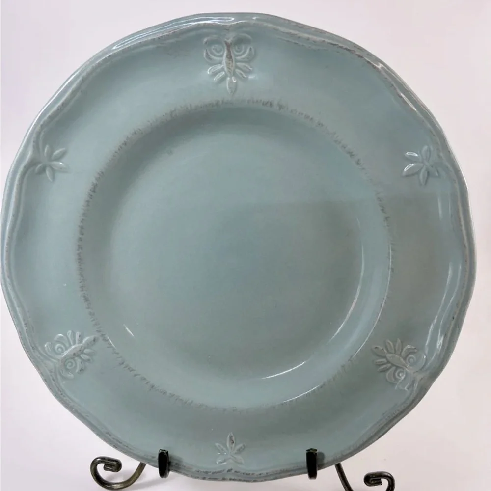 Jeff Banks Churchill Country Craft Sandstone Diner Plate   11.5”Sage